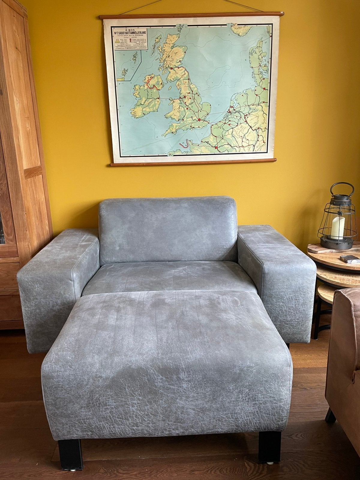 Love Seat met voetenbank, Ophalen, Tweepersoons, Zo goed als nieuw, Minder dan 150 cm