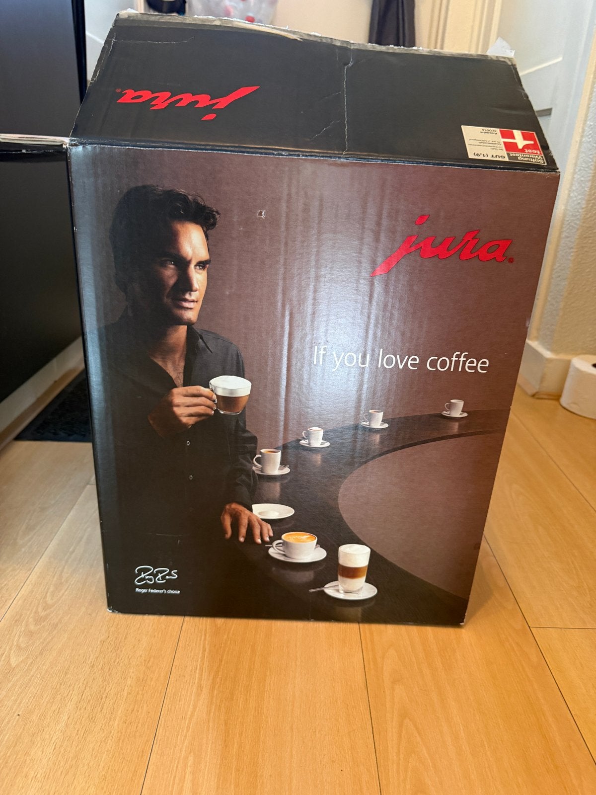 Jura Impressa C9 - Onderhoud nodig, Ophalen of Verzenden, Gebruikt, Koffiemachine, Koffiebonen