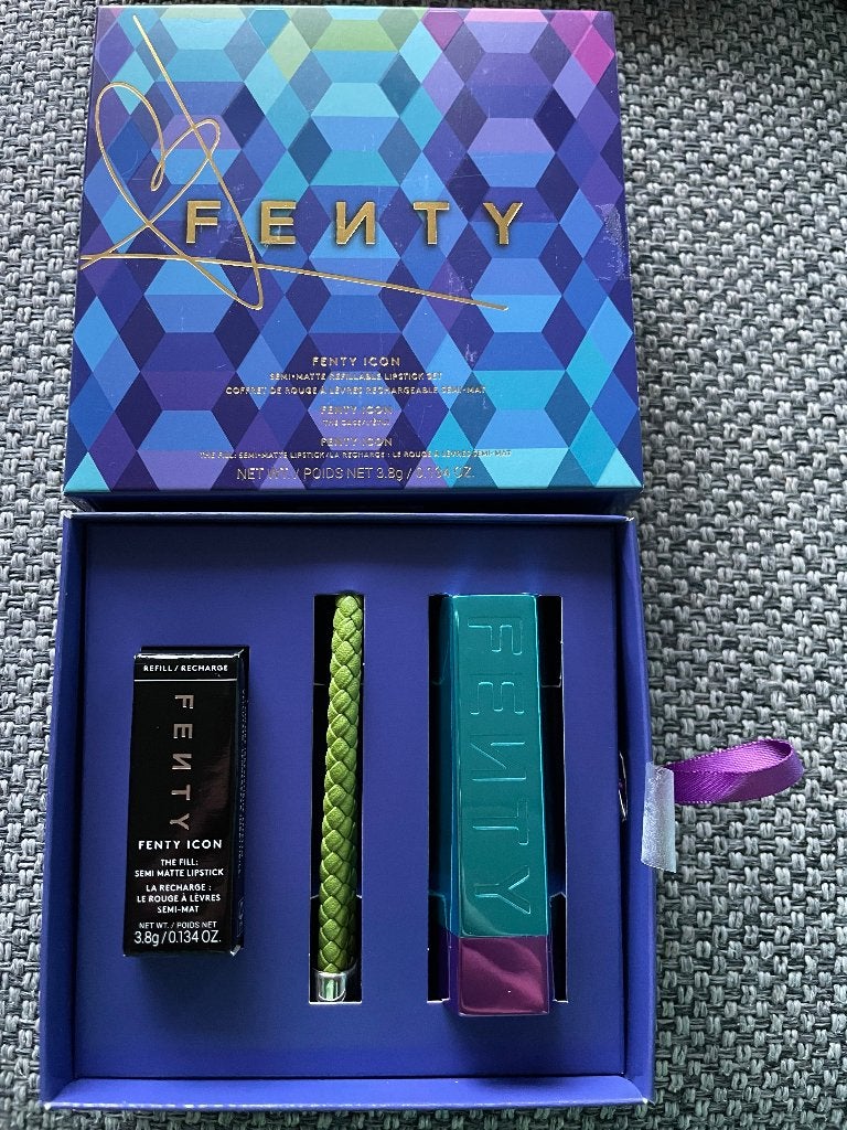 Fenty Beauty Fenty Icon Semi-Matte Refillable Lipstick set, Lippen, Nieuw, Ophalen of Verzenden, Make-up