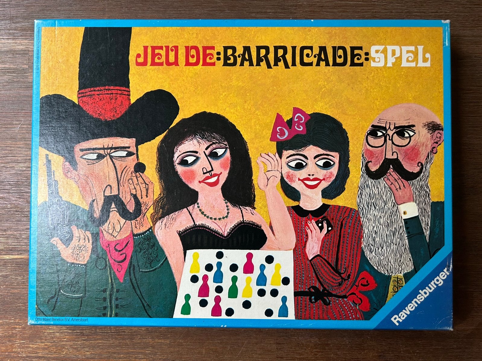 Jeu de Barricade blauw 4-6 spelers, Ophalen of Verzenden