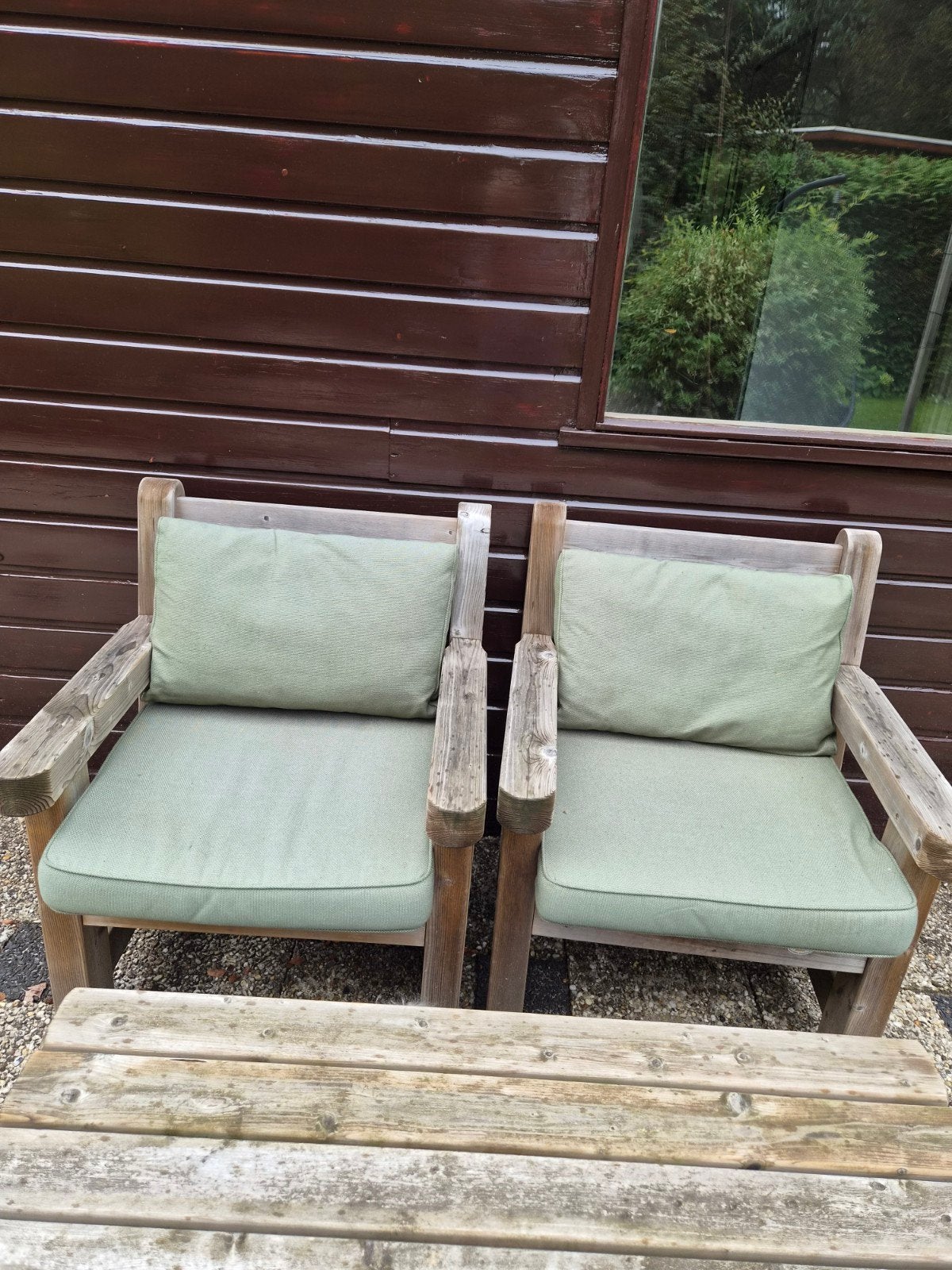 Zware, stevige tuinset!, Tuin en Terras, Tuinsets en Loungesets, Ophalen, 4 zitplaatsen, Gebruikt, Bank