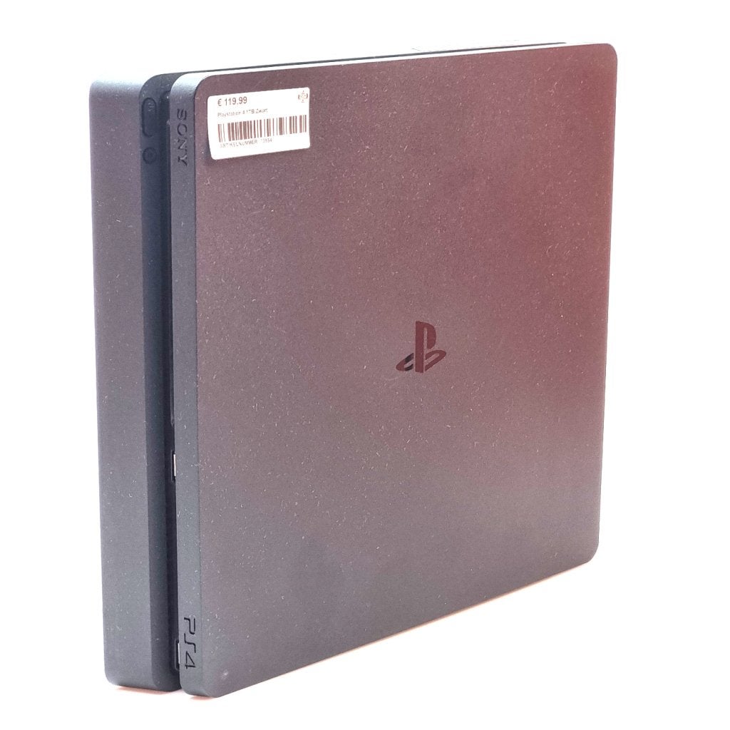 Playstation 4 Slim 1TB Zwart, Spelcomputers en Games, Spelcomputers | Sony PlayStation 4, Sony, Zo goed als nieuw, Support@sony.com