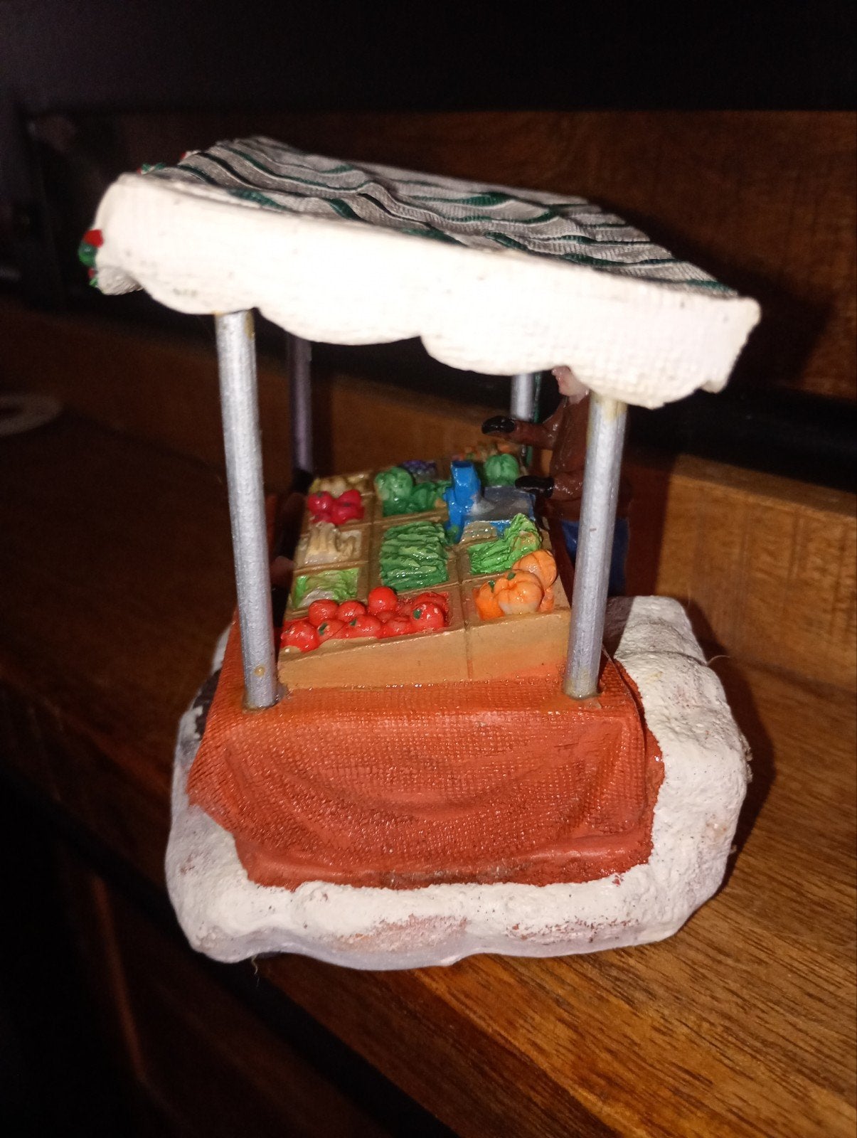 typische Hollands groente kraam kerstdorp, Ophalen, Zo goed als nieuw