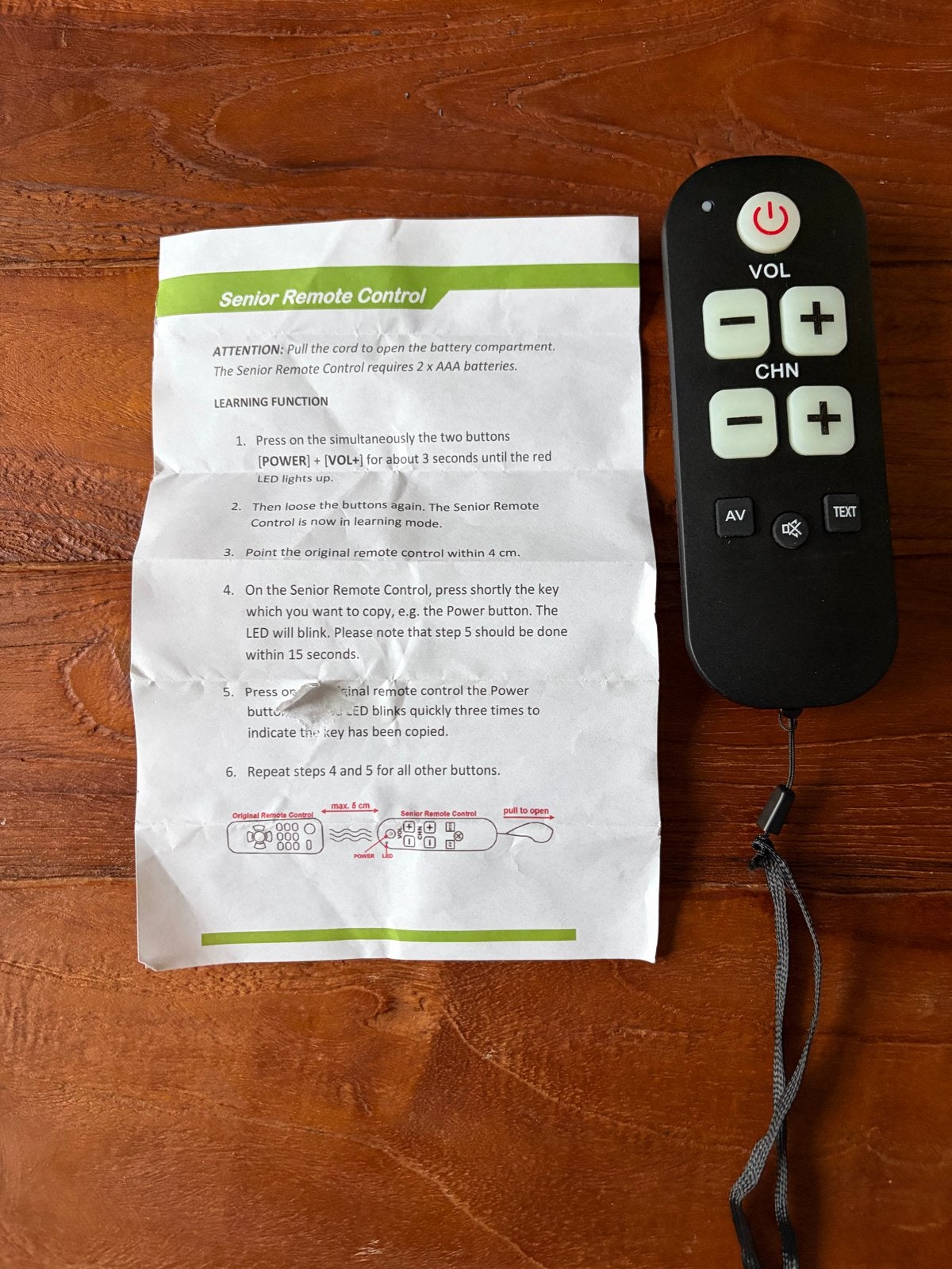 Senioren afstandsbediening, Samsung, Ophalen of Verzenden, Zo goed als nieuw, Universeel, Tv