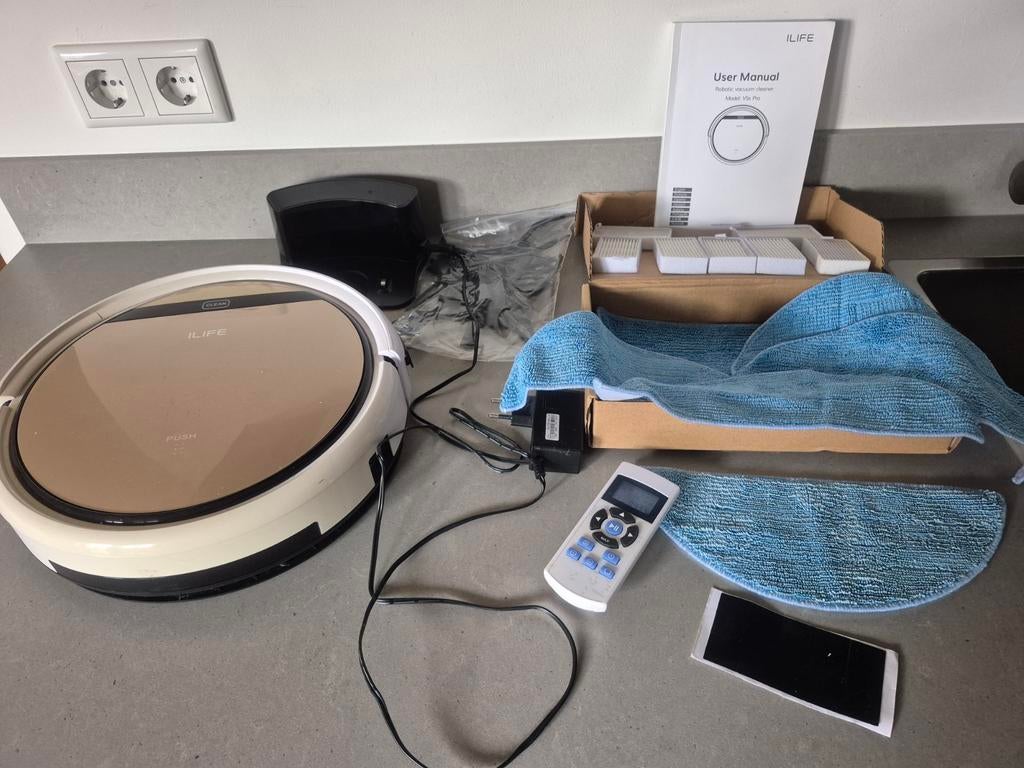 Ilife robotstofzuiger met dweilfunctie, Witgoed en Apparatuur, Ophalen of Verzenden, Zo goed als nieuw, Robotstofzuiger