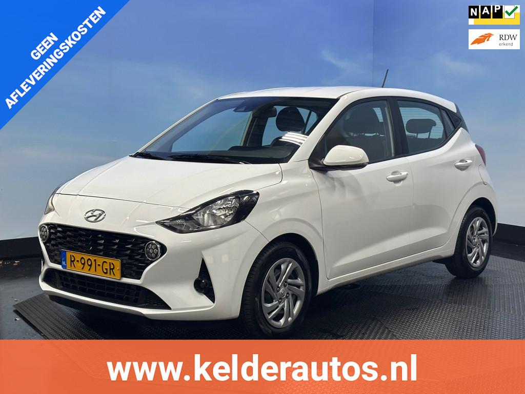 Hyundai I10 1.0 Comfort 5-zits | Airco | Cruise Control | DA, Voorwielaandrijving, Stof, Gebruikt, Wit