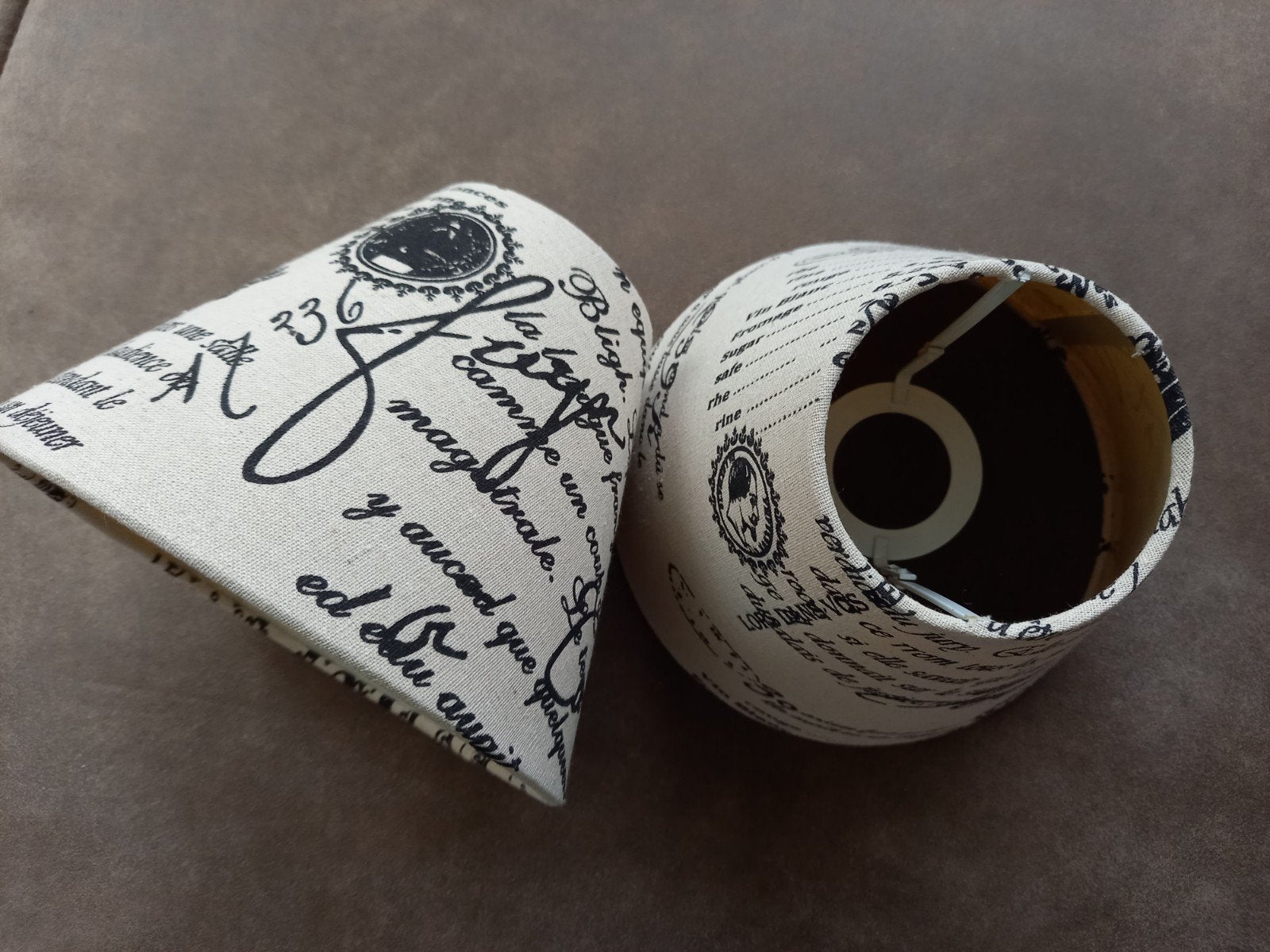 2 mooie kleine lampenkapjes, Ophalen of Verzenden, Gebruikt