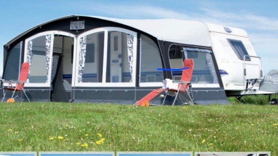 DWT voortent omloopmaat 14 (982-987) met aluminium frame, Ophalen, Gebruikt