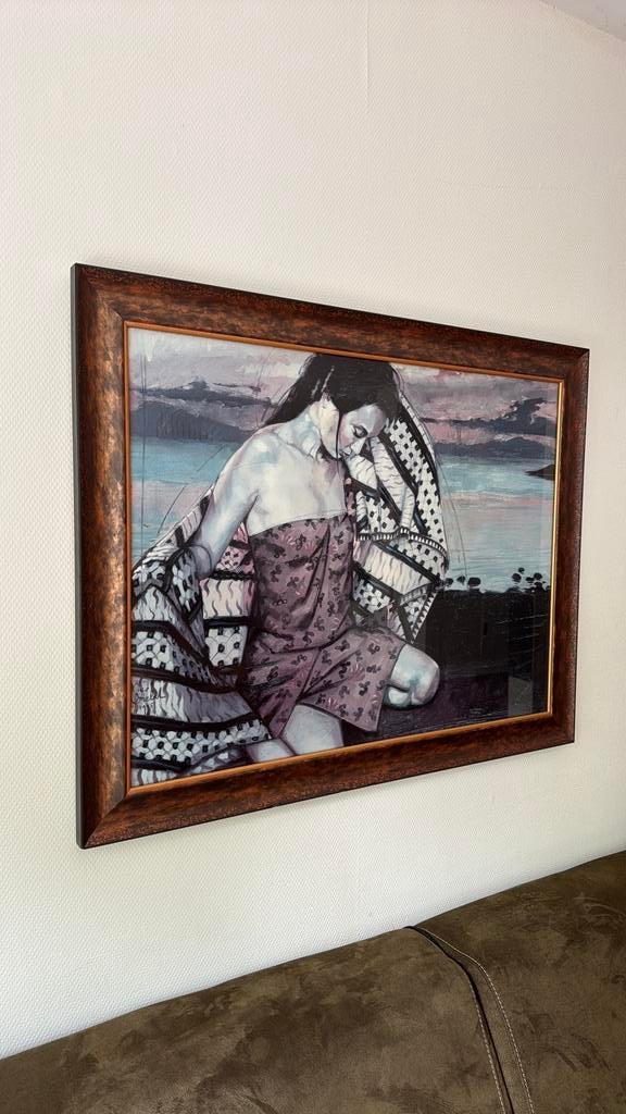 Nico Vrielink ingelijst poster, Antiek en Kunst, Ophalen