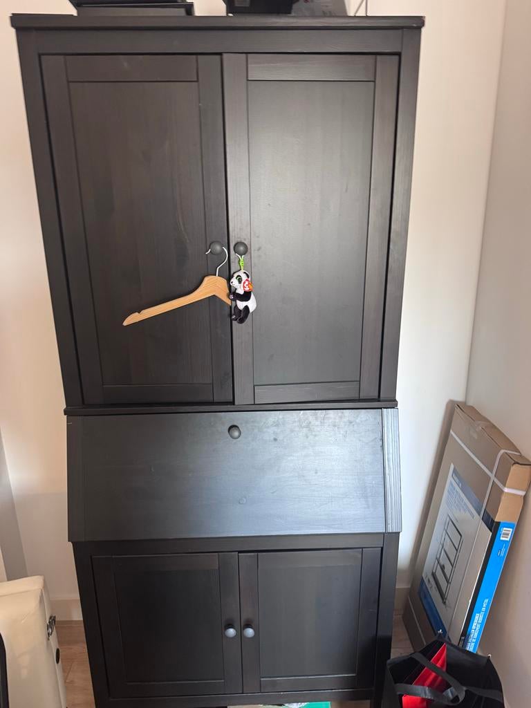 Bruine Hemnes secretaire, Huis en Inrichting, Kasten | Secretaires, Ophalen, Gebruikt