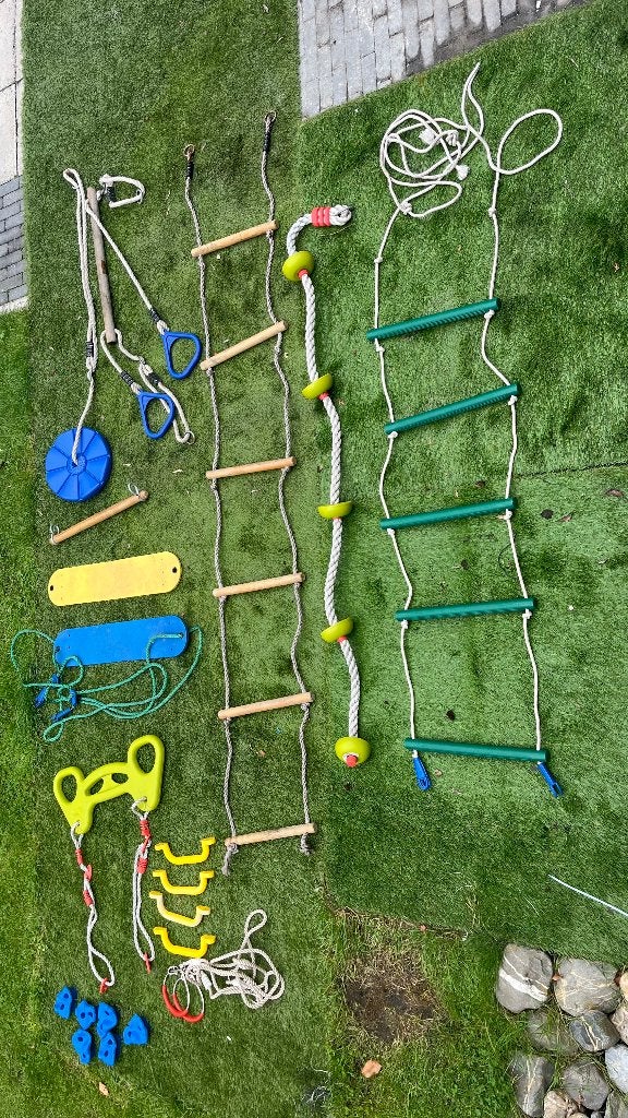 Speeltoestel accessoires: nestschommel, ladders, schommels, Ophalen, Gebruikt, Schommel, Aanbouwonderdeel