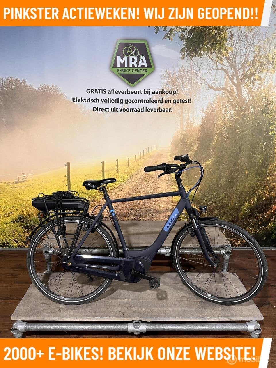 Gazelle Paris C7 elektrische fiets met BOSCH middenmotor!, Fietsen en Brommers, Gazelle