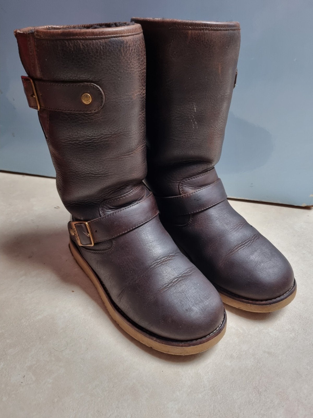 UGG laarzen maat 37, Kleding | Dames, Hoge laarzen, UGG, Bruin, Ophalen of Verzenden