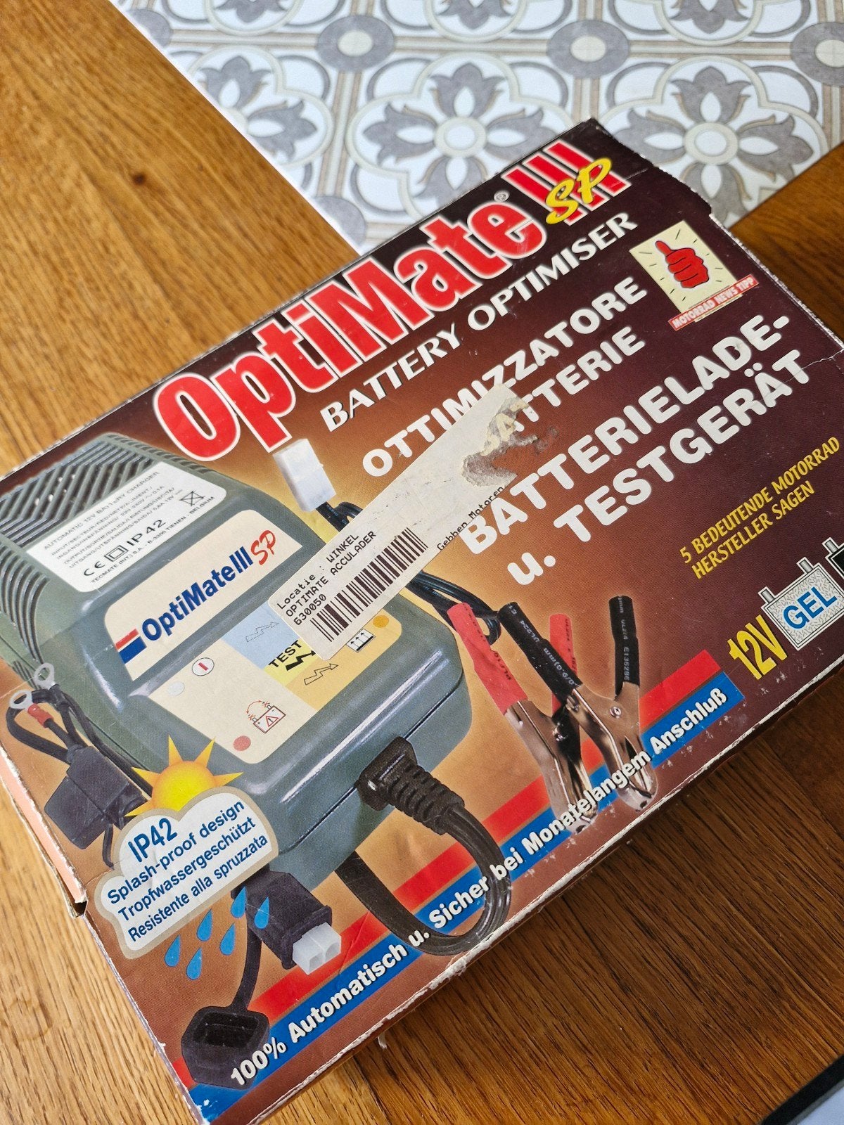 OptiMate III SP Acculader en Tester 12V, Gebruikt