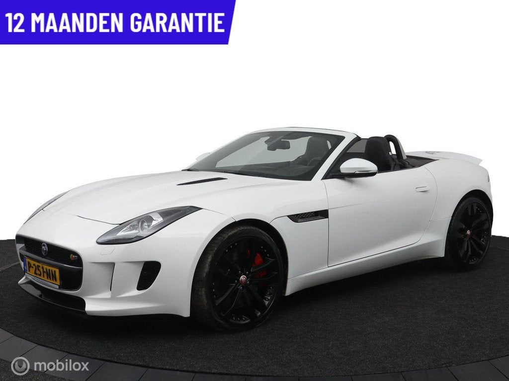 Jaguar F-type 3.0 V6 S Convertible, Auto's, Euro 5, Achterwielaandrijving, 2995 cc, Cabriolet