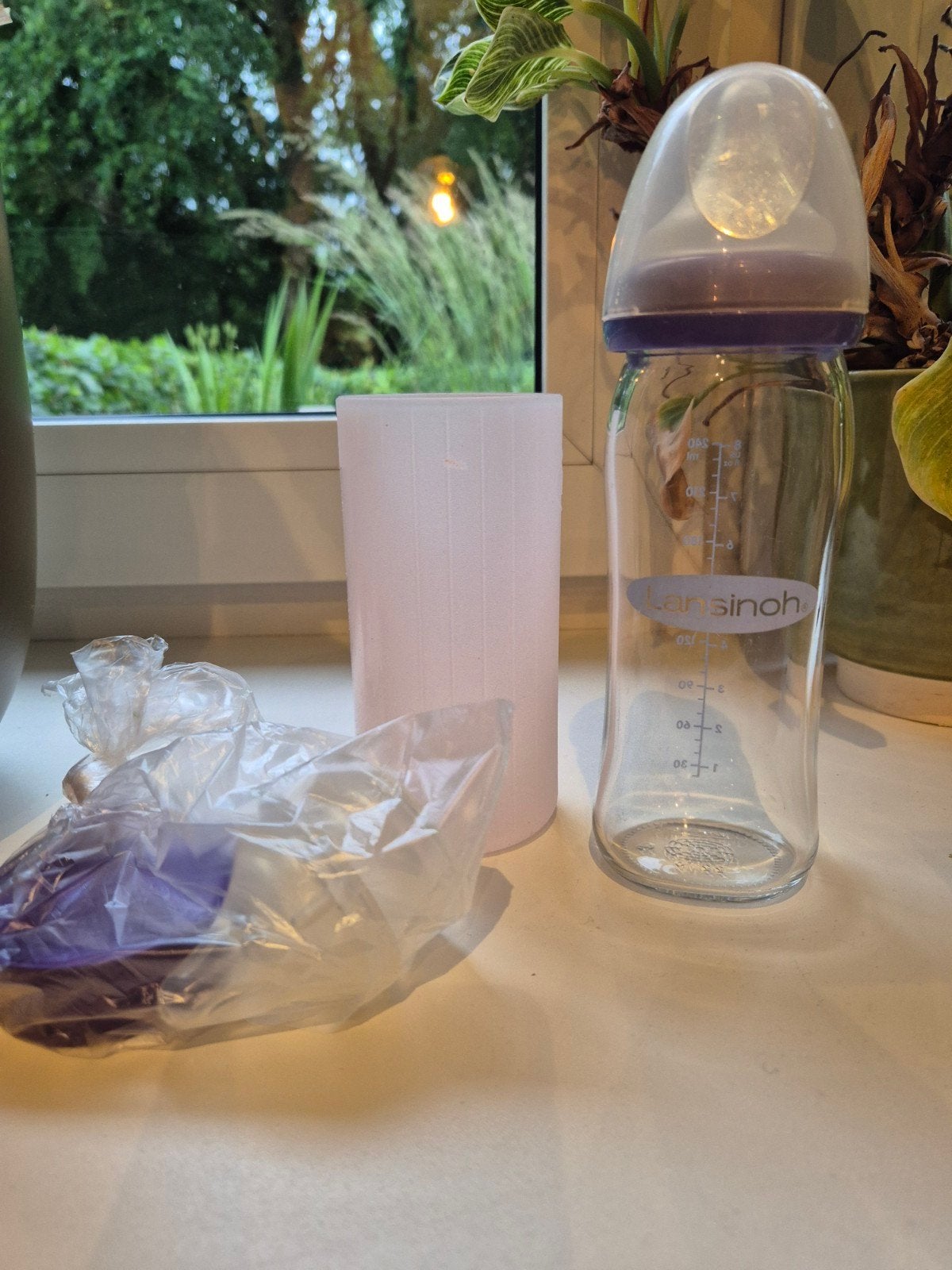 Glazen lansinoh fles + bv zakjes, Kinderen en Baby's, Babyvoeding en Toebehoren, Ophalen of Verzenden, Nieuw, Overige typen