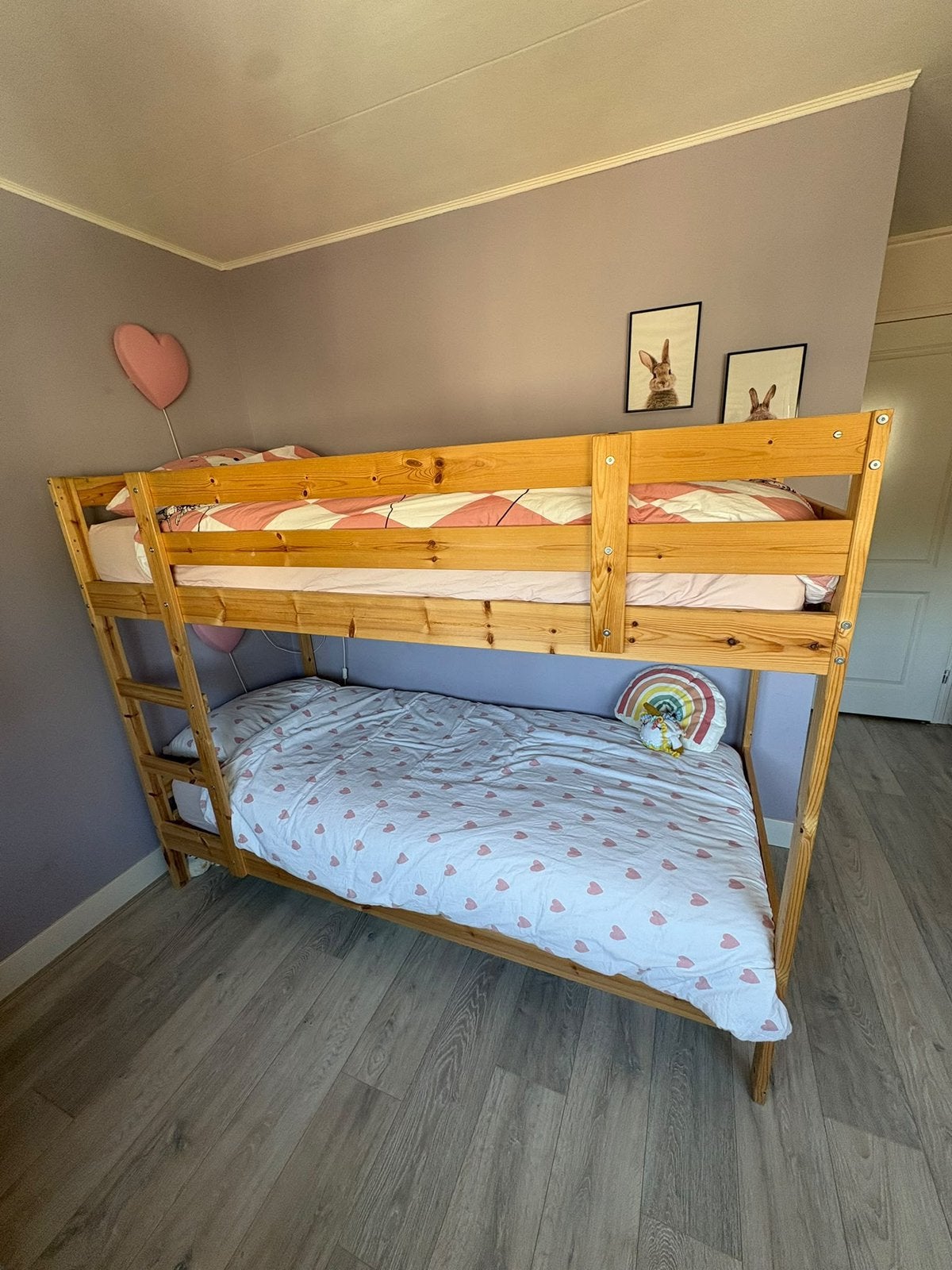 Stapelbed 90x200cm (Type MYDAL), Ophalen, Zo goed als nieuw, Stapelbed