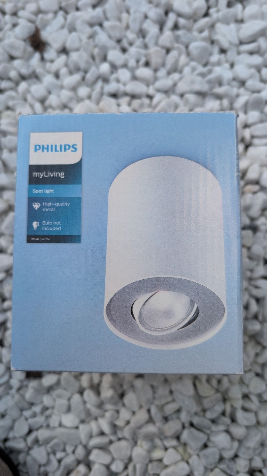 Philips myLiving Opbouwspot - Nieuw in doos, Ophalen, Opbouwspot, Nieuw, Metaal