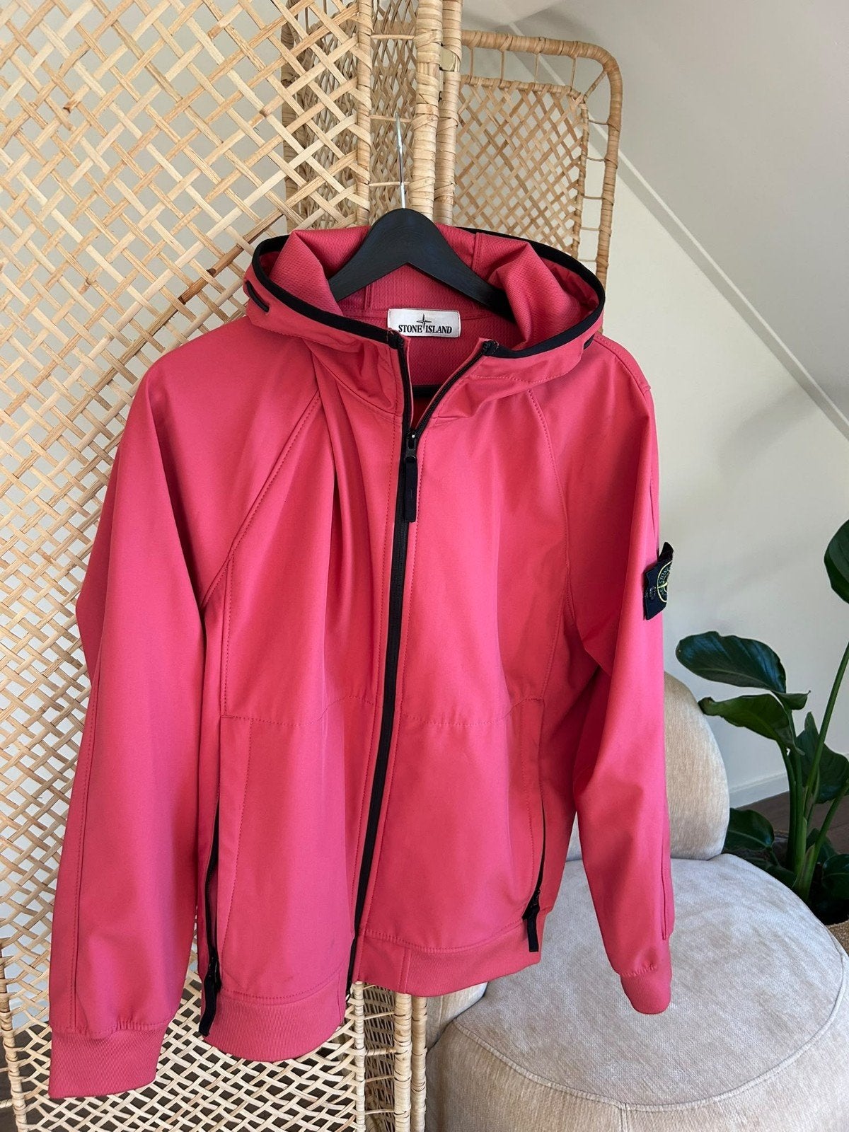 stone island jas roze softshell, Ophalen of Verzenden, Zo goed als nieuw, Roze, Stone Island