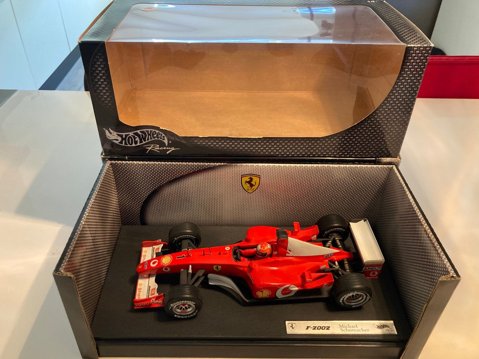 Michael Schumacher f-2002 1:18, Hobby en Vrije tijd, Ophalen of Verzenden, Nieuw, Auto