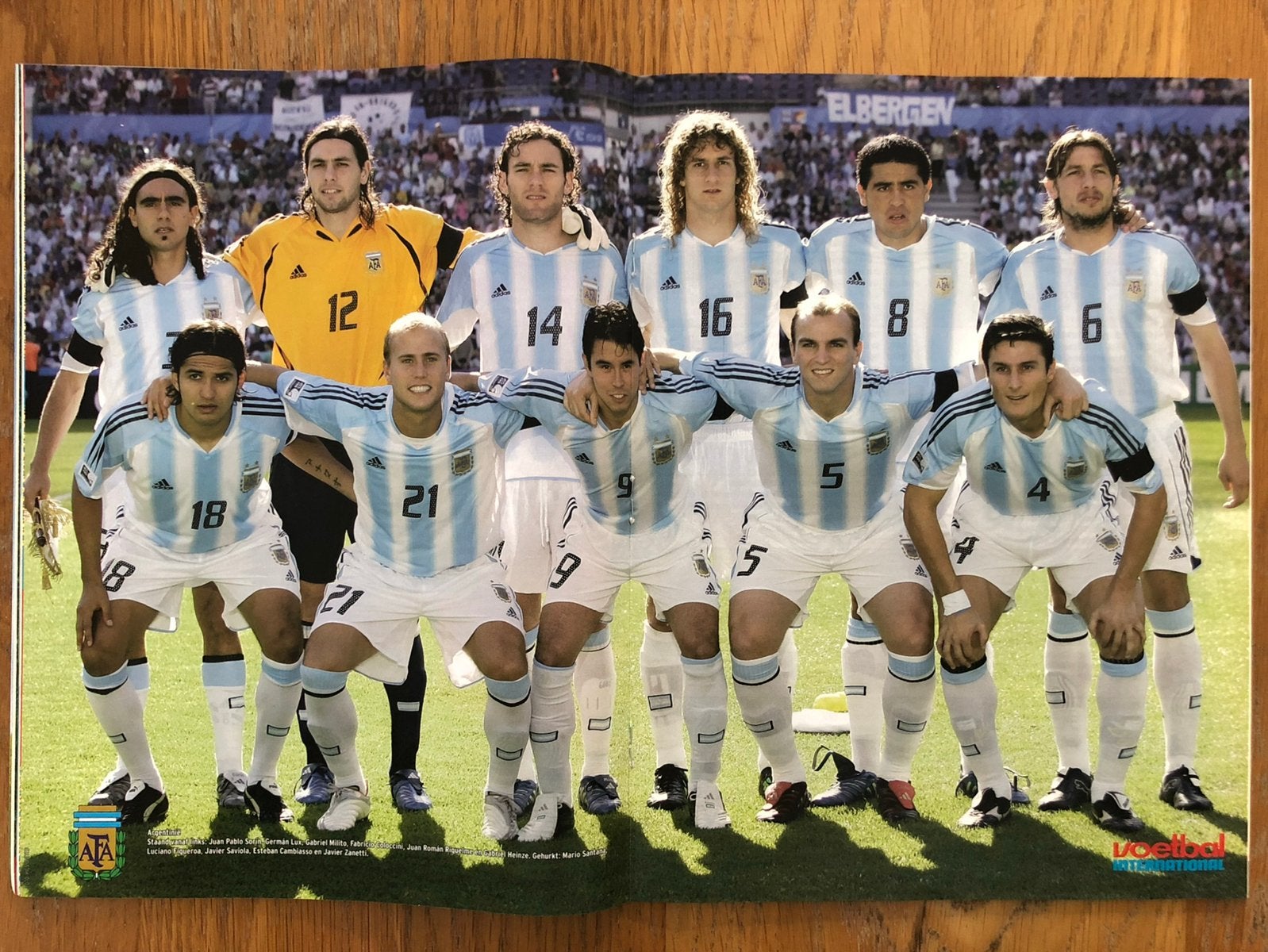Mooie poster Argentinië/AFA/La Albiceleste 2005 - VI, Ophalen of Verzenden, Zo goed als nieuw, Buitenlandse clubs, Poster, Plaatje of Sticker