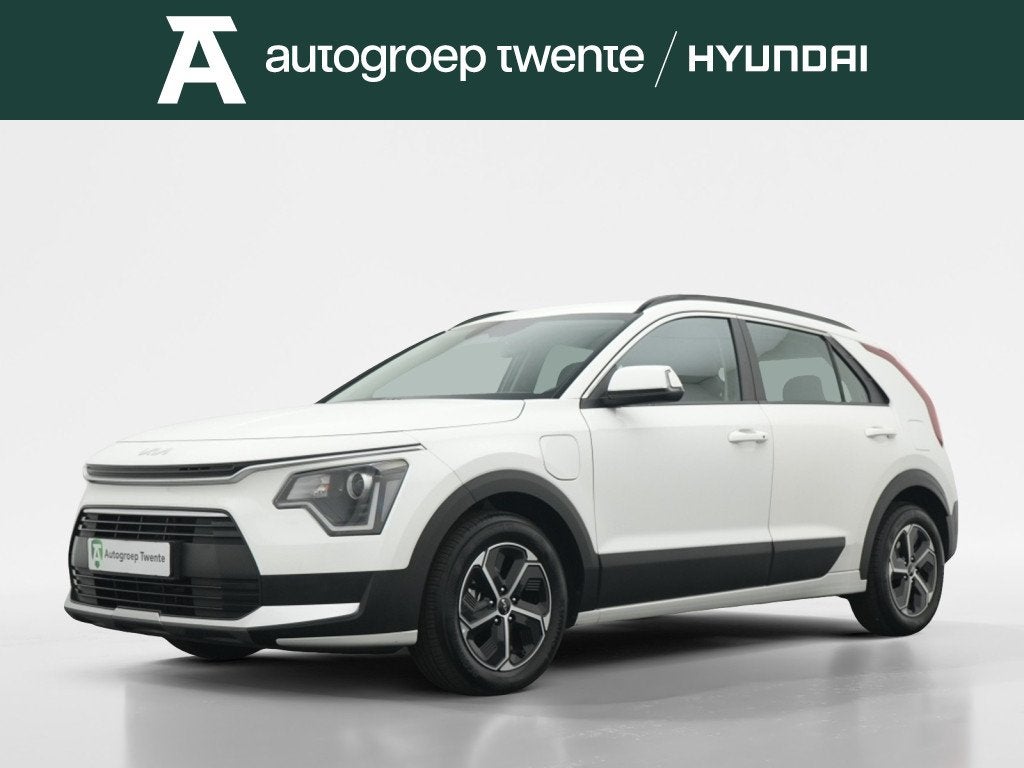 Kia Niro 1.6 GDi PHEV DynamicLine | Camera | Private lease 5, Auto's, Stof, Gebruikt, Zwart, Wit