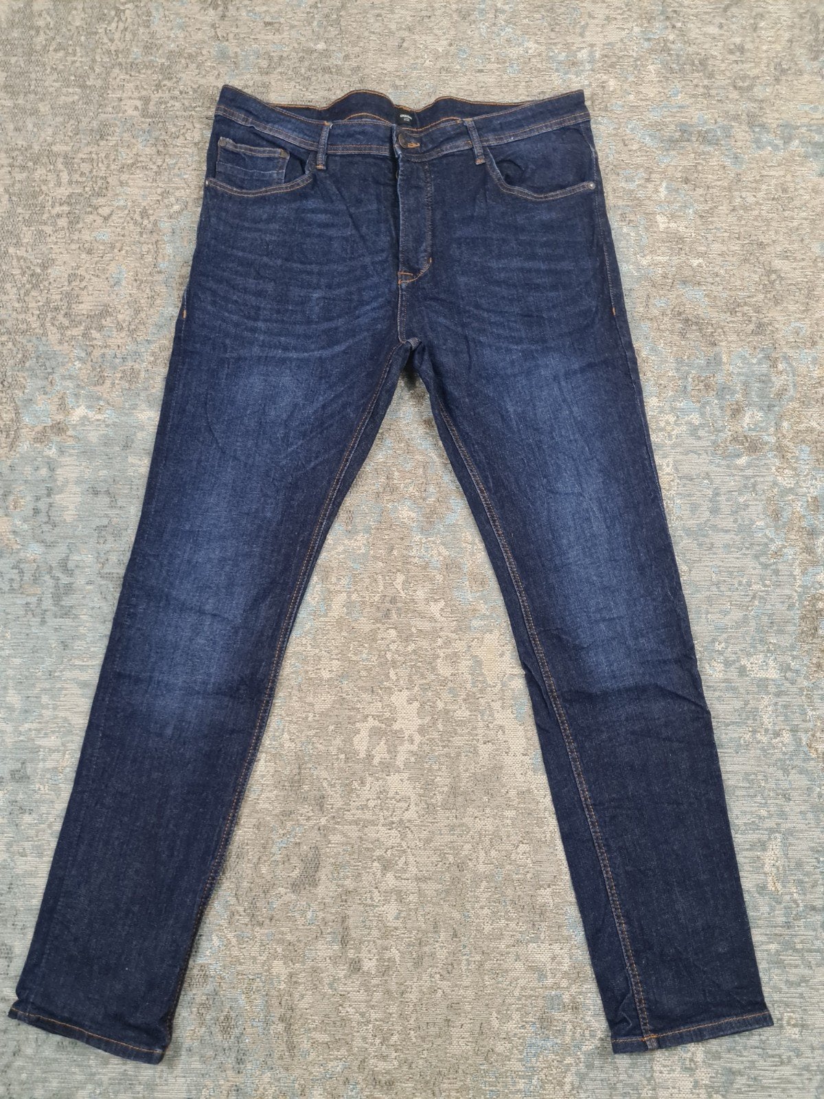 CHASIN Crown W38 L32 Slim STRETCH Bronno3832 Blauw, W36 - W38 (confectie 52/54), Chasin, Chasin B.V., Blauw