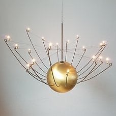 Design lampen Ork Grande en Orkje 3 van Jan Pauwels, Huis en Inrichting, Ophalen, Gebruikt, Plafondlamp
