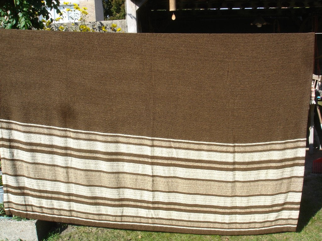 bruin beige gordijn / overgordijn, Verzamelen, Ophalen, Huis en Inrichting