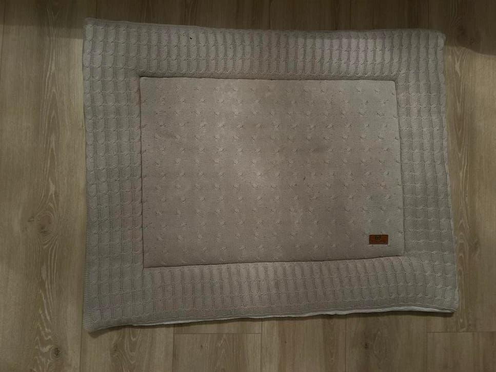 Grijs Boxkleed 80x100 cm - Dubbelzijdig te gebruiken, Ophalen of Verzenden, Gebruikt