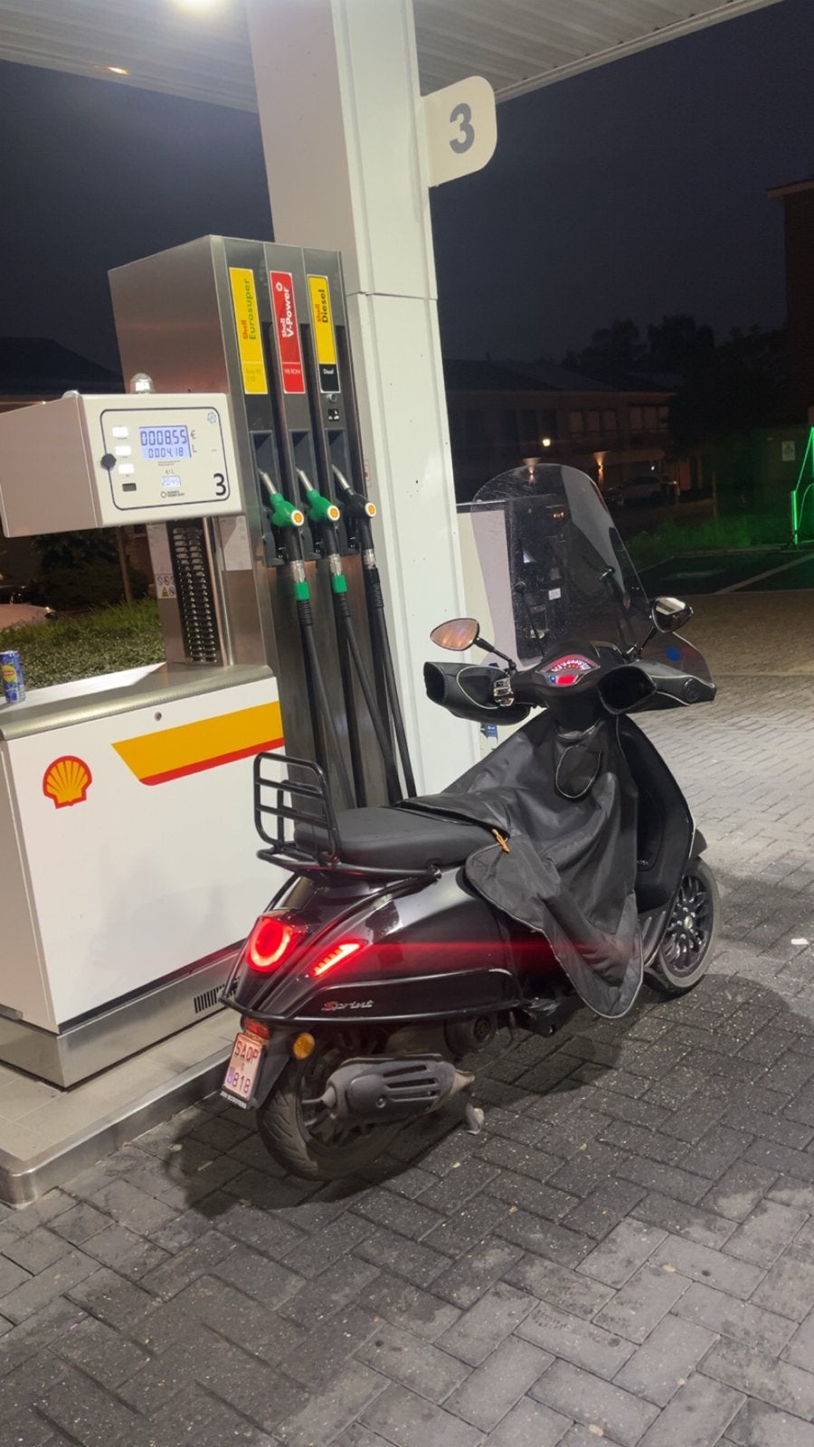 Vespa Sprint Notte Mat Zwart., Ophalen of Verzenden, Gebruikt, Benzine, Overige modellen