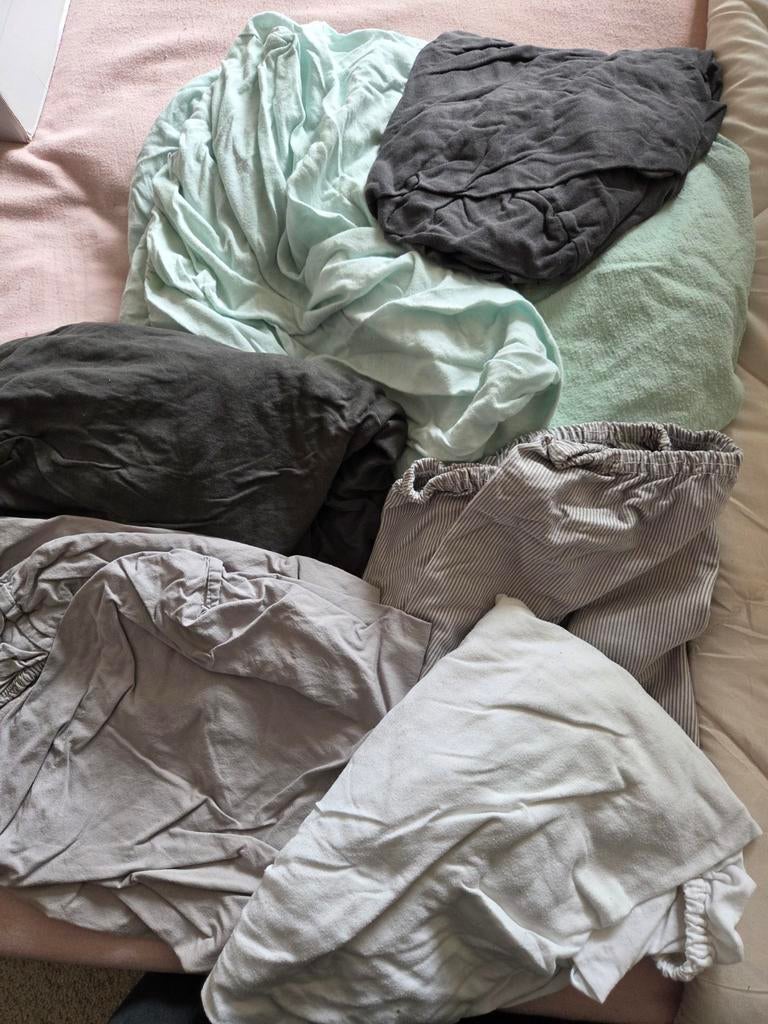 Peuter hoeslaken - diverse kleuren, Gebruikt, Overige kleuren, Overige maten, Hoeslaken of Sloop
