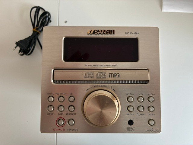 SANSUI MICRO 820V STEREO SETJE, Audio, Tv en Foto, Stereo-sets, Overige merken, Gebruikt, Microset, Ophalen of Verzenden