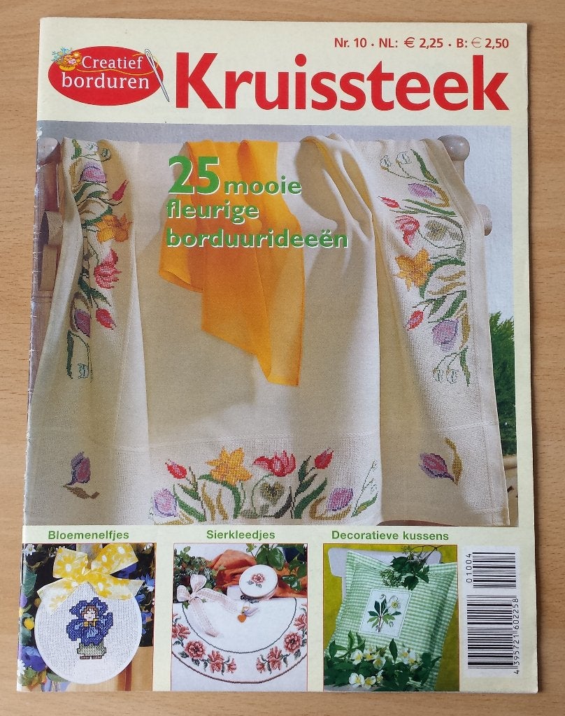 Creatief Borduren - Kruissteek - nr.10 - 2004, Hobby en Vrije tijd, Patroon, Gebruikt, Creatief Borduren, Ophalen of Verzenden