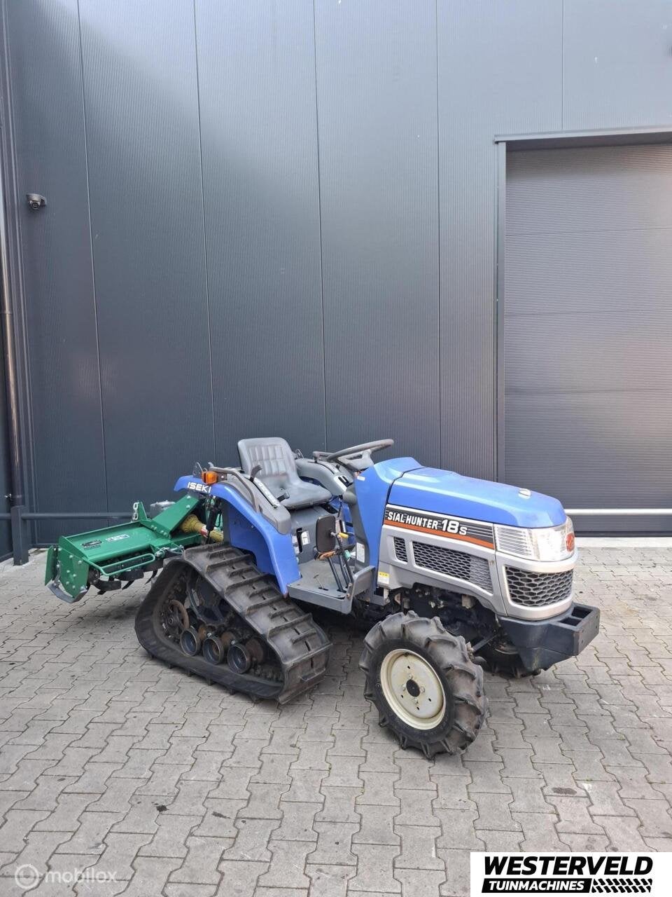 Iseki Hunter 18S rupstractor met 135 cm grondfrees, Overige merken, Gebruikt, Info@westerveldtuinmachines.nl, Iseki