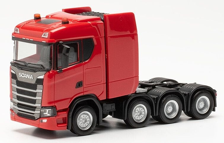 Scania CS 20 ND, rood, Nieuw, Ophalen of Verzenden, Bus of Vrachtwagen, Herpa