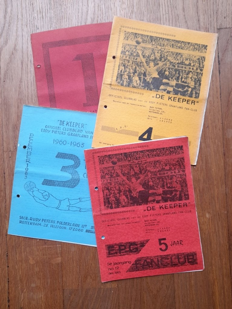 Voetbal:  Eddy  Pieters  Graafland  Fanclub, Ophalen of Verzenden, Gebruikt, Overige sporten, Poster, Plaatje of Sticker