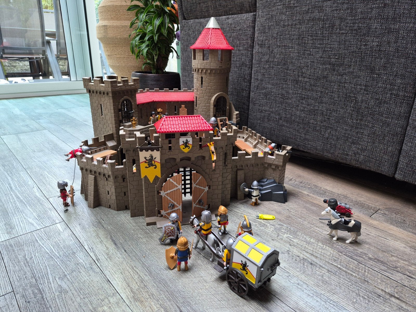 Playmobil Ridderkasteel met veel extra's, Ophalen, Gebruikt, Jongen of Meisje