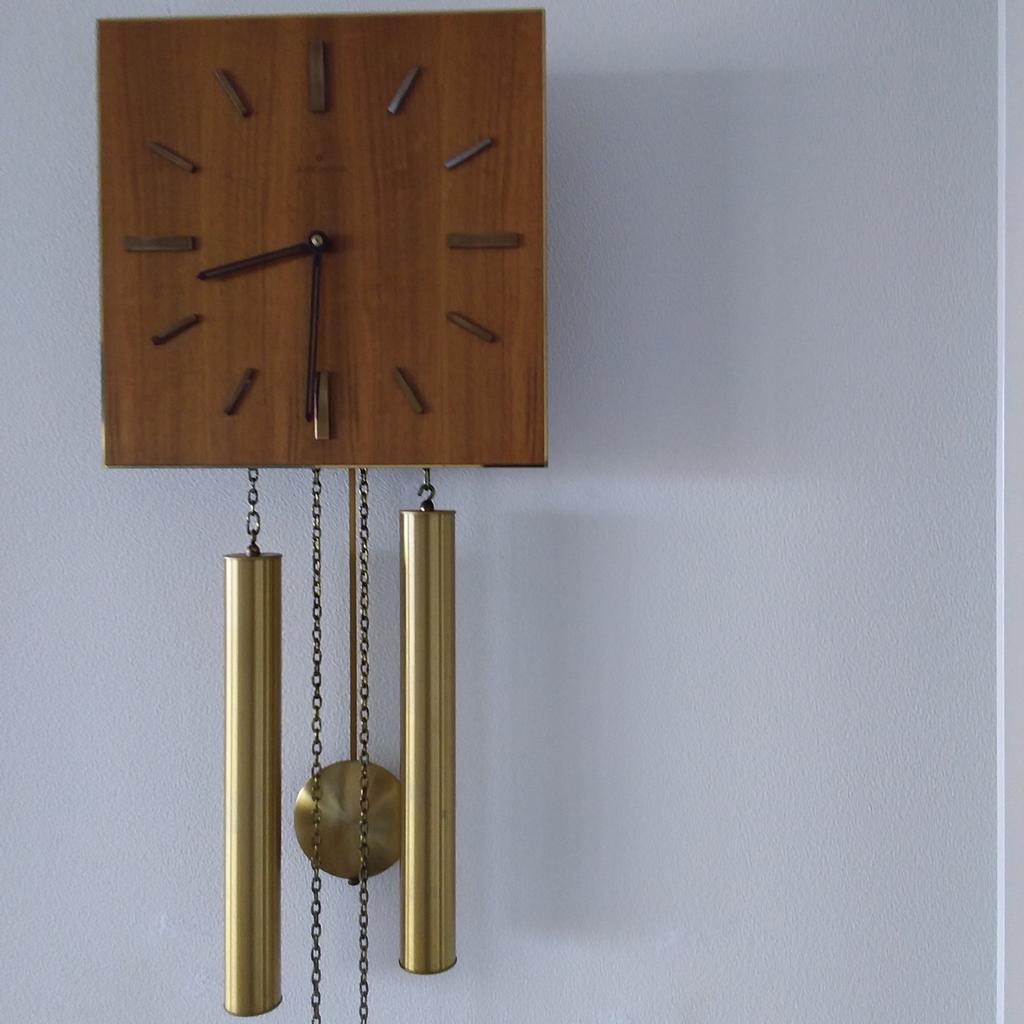 Junghans wandklok mooi maar defect., Antiek en Kunst, Antiek | Klokken, Ophalen