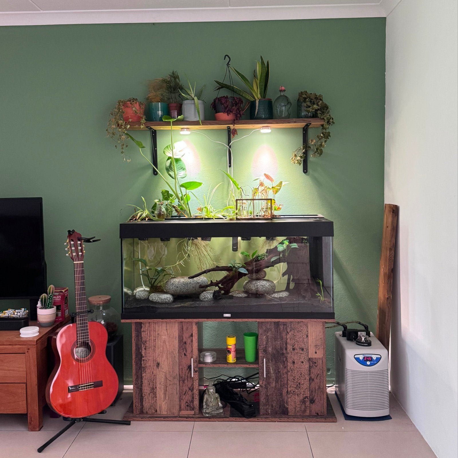 Juwel Rio 240L met aquarium kast, Dieren en Toebehoren, Vissen | Aquaria en Toebehoren, Ophalen, Gebruikt, Aquariummeubel, Juwel
