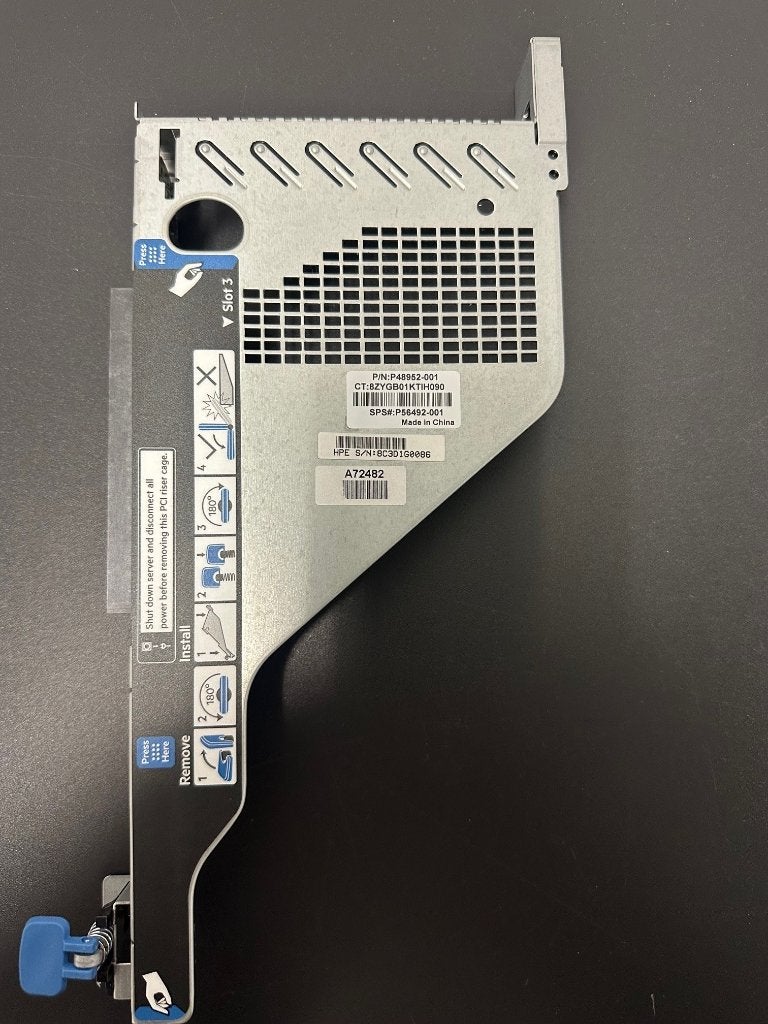 HPE DL360 Gen11 x16 FH Riser Kit P48901-B21 Nieuw, Computers en Software, Servers, Ophalen of Verzenden, Nieuw, Onbekend