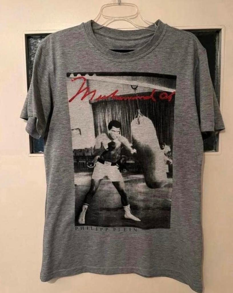 Philipp Plein t shirt, Ophalen of Verzenden, Zo goed als nieuw, Maat 46 (S) of kleiner, Grijs