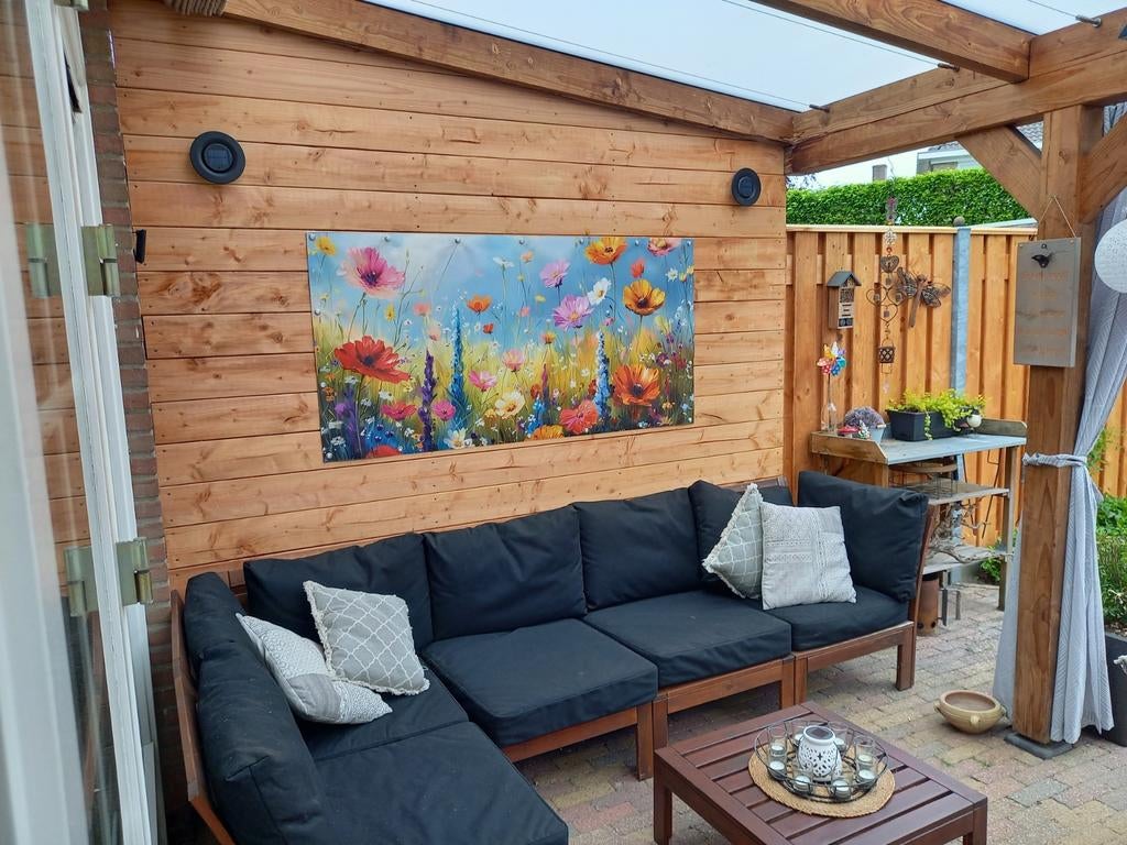 Tuinposter Bloemen Nieuw, Ophalen of Verzenden, Nieuw, Veranda