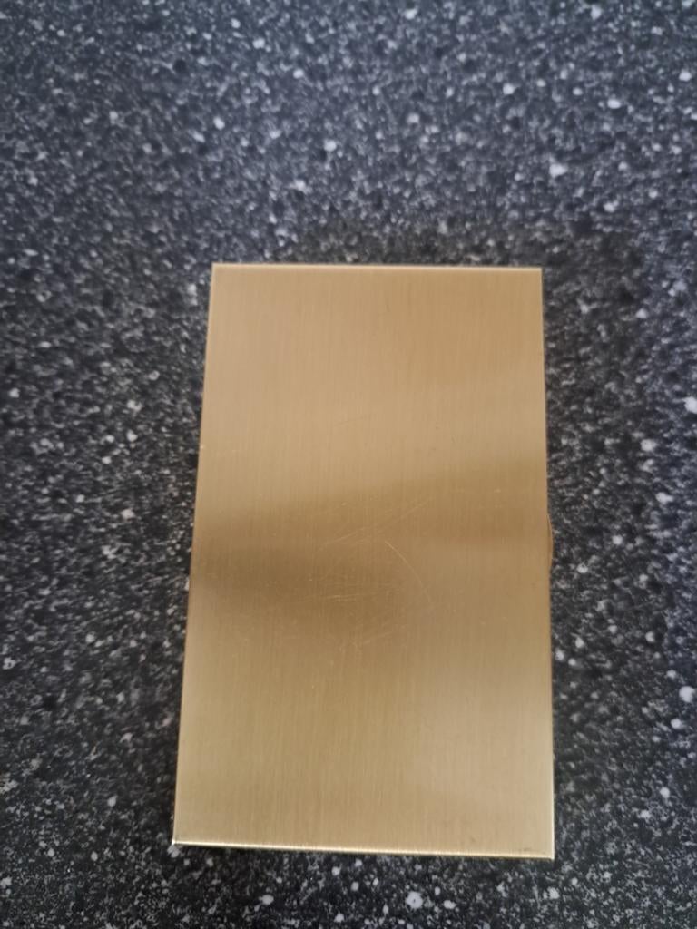 Luxe gouden pasjeshouder - DR Amsterdam, Sieraden, Tassen en Uiterlijk, Portemonnees, Ophalen of Verzenden, Gebruikt, Overige kleuren