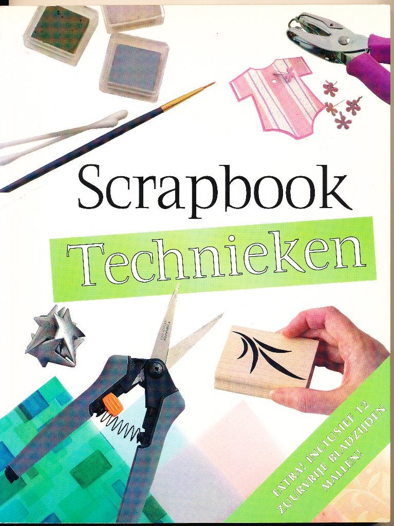 Scrapbook Technieken, Verzenden, Zo goed als nieuw, Album of Boek