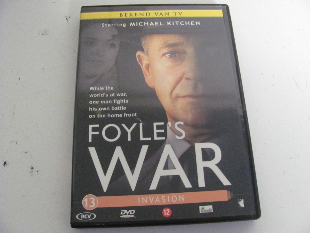 FOYLE'S WAR  deel 13  invasion 4 dvd's, Engels, Nederlands, Ophalen of Verzenden, Zo goed als nieuw