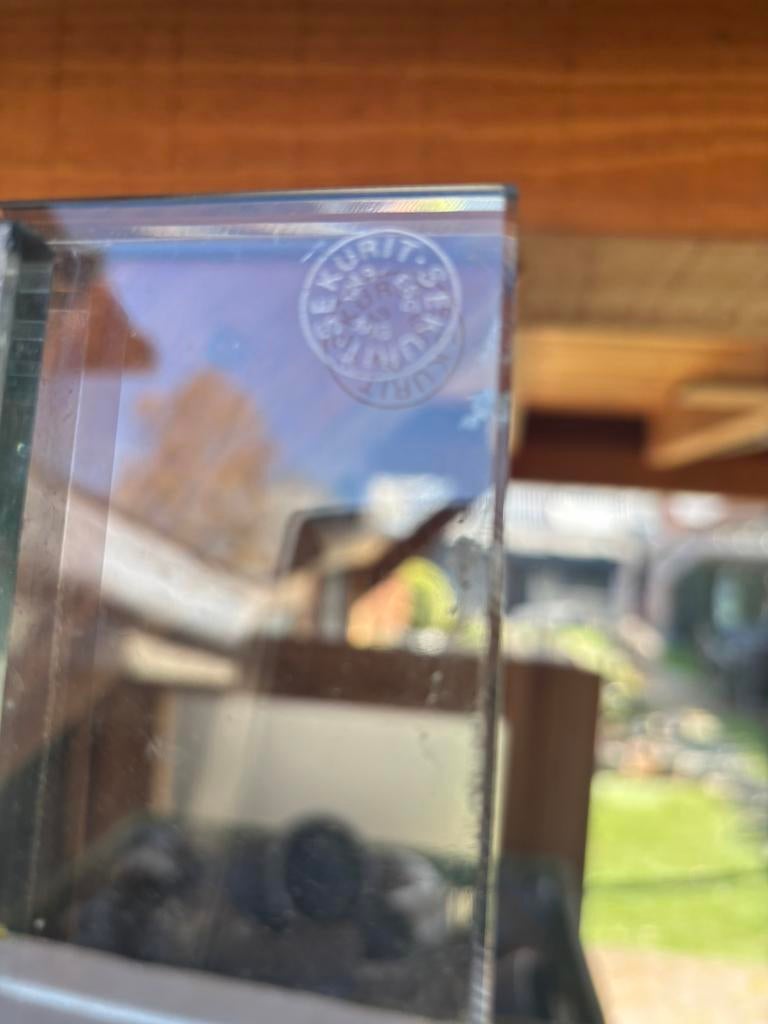 Veiligheidsglas 6mm 2x0.60x2.00 Vijverraam, Ophalen, Zo goed als nieuw
