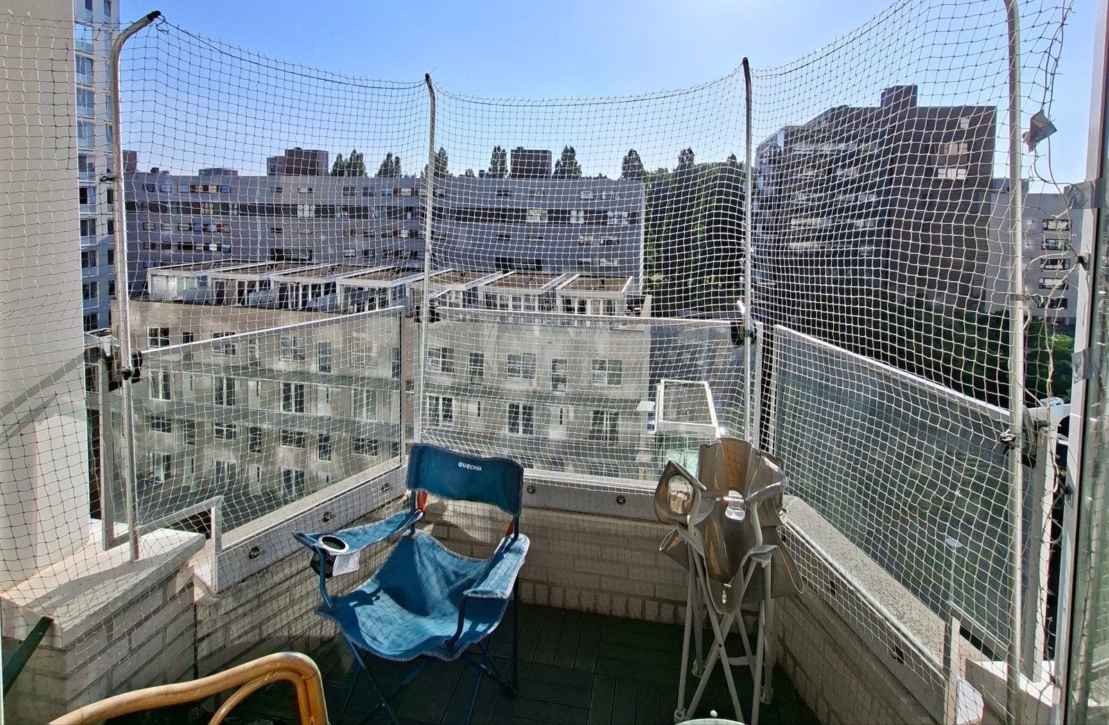 Katten net voor balkon met 5 telescooppalen, zonder boren, Dieren en Toebehoren, Katten-accessoires, Ophalen