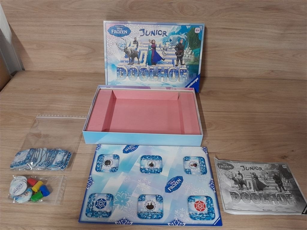 Junior doolhof disney frozen - s1527, Verzenden, Zo goed als nieuw