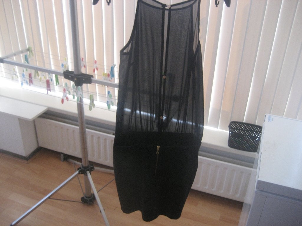 dames jurk sexy, Maat 38/40 (M), Zwart, Ophalen of Verzenden, Gedragen